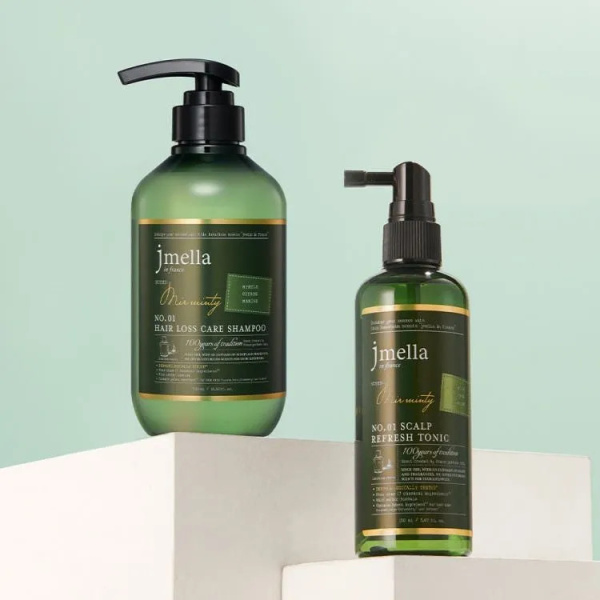 Шампунь против выпадения волос охлаждающий jmella In France Mir Minty Hair Loss Care Shampoo